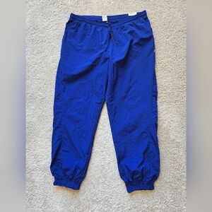 Fielder Bonobos Windbreaker Pants Size XL Blue Drawstring